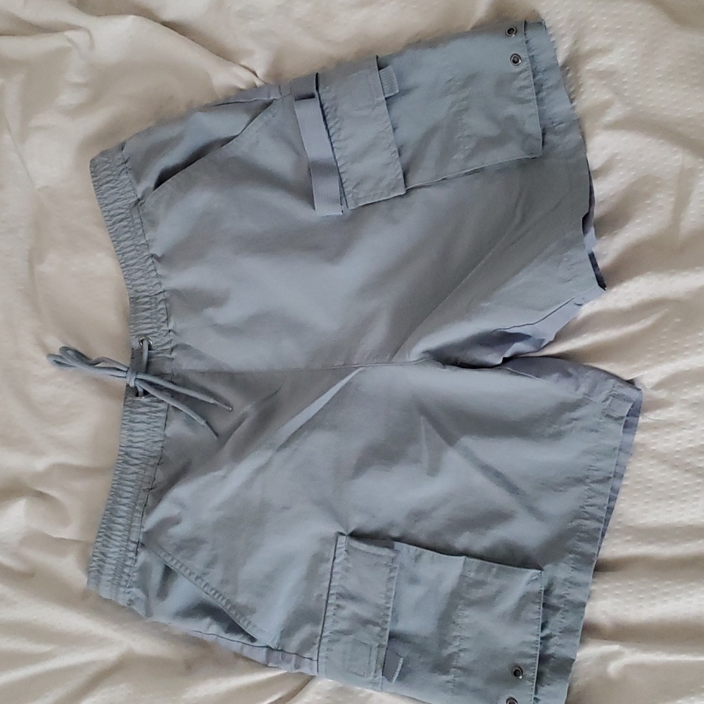 Pacsun light blue cargo shorts